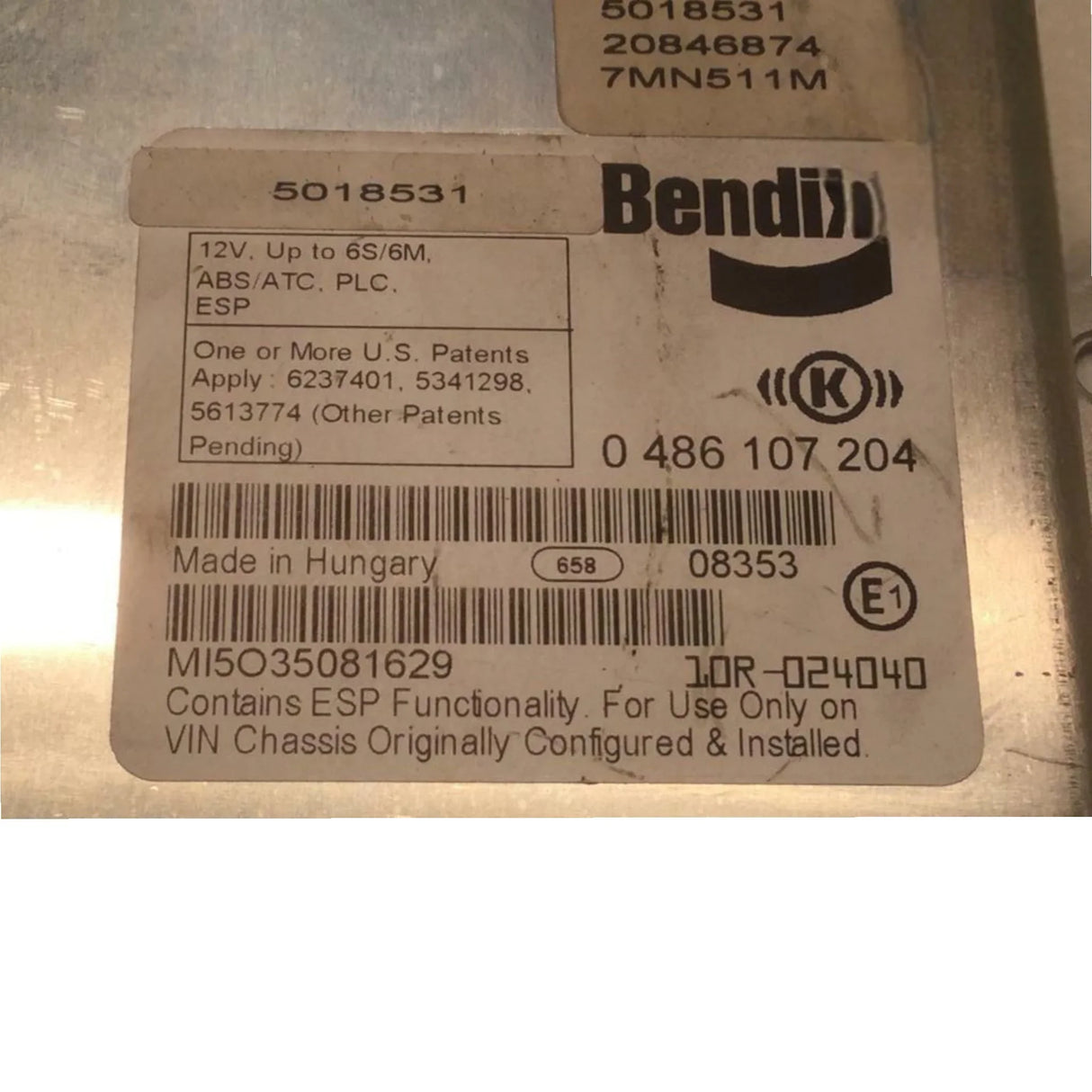 SB735005 Genuine Mack Control Unit - Truck To Trailer