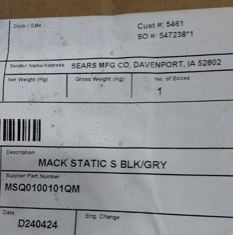 VG 84570465 Genuine Mack Cushion