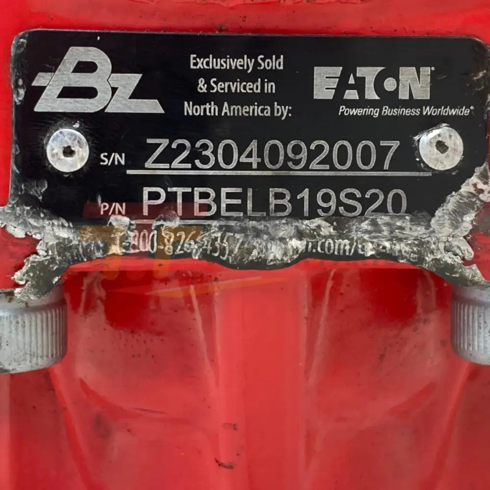 PTBELB19S20 Genuine Eaton Hydraulic Gear Pump 19Gal - Truck To Trailer