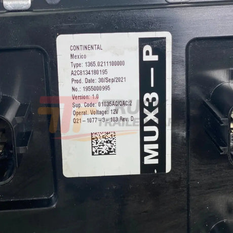 Q21-1077-3-103 Genuine Paccar Control Chassis Module - Truck To Trailer
