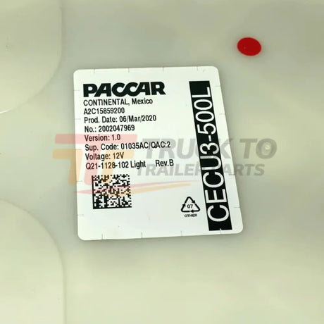 Q211128102 Oem Paccar Cab Control Module - Truck To Trailer