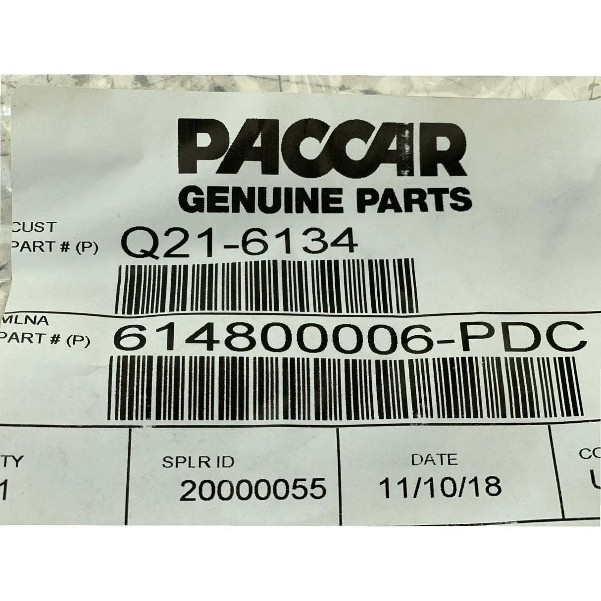 Q216134 Genuine Paccar Outside Air Temperature Sensor - Truck To Trailer