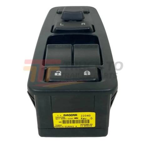 Q27-6081-2201 Genuine Paccar Window Drivers Side Switch Module - Truck To Trailer