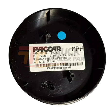 Q43-1182-001 Genuine Paccar Speedometer Gauge - Truck To Trailer