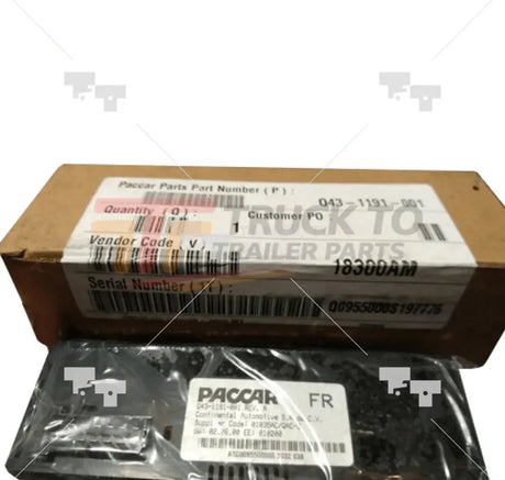 Q43-1191-001 Oem Paccar Gauge -Display Driver Warning Information - Truck To Trailer