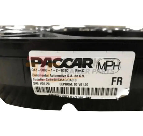 Q43608012021CLP Genuine Peterbilt Cluster - 2.1Mcab Instrument - Truck To Trailer