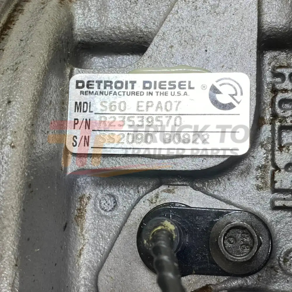 R23539570 Genuine Detroit Diesel Turbocharger For Detroit Diesel Series 60 - Truck To Trailer