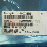 R59-6043-3200 Genuine Peterbilt Left Side Mirror Assembly - Truck To Trailer