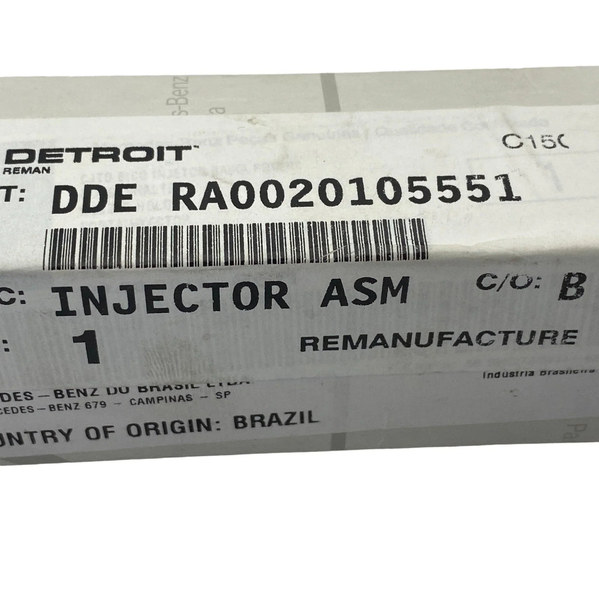 RA0020105551 Genuine Detroit Diesel Fuel Injector - Truck To Trailer