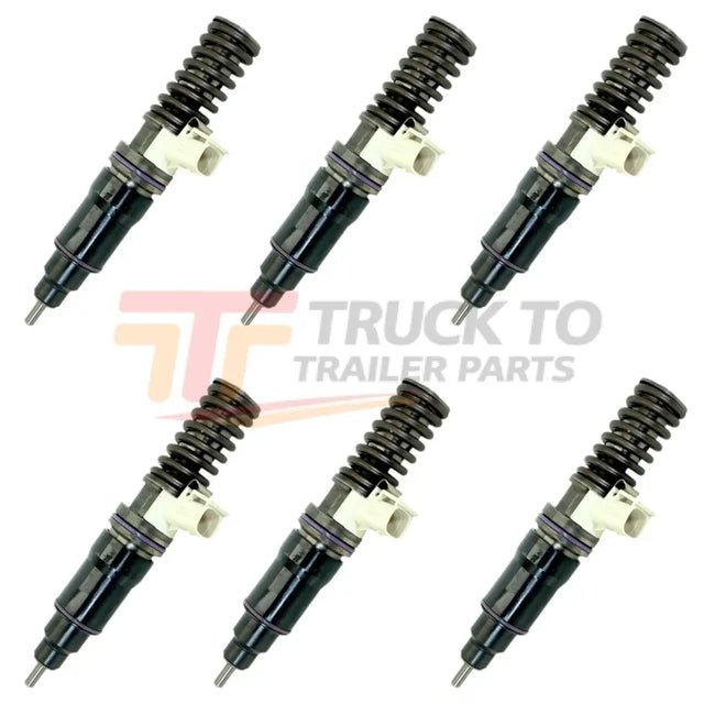 RFE4E00001 Genuine Detroit Diesel Fuel Injectors Set Of 6 - Truck To Trailer