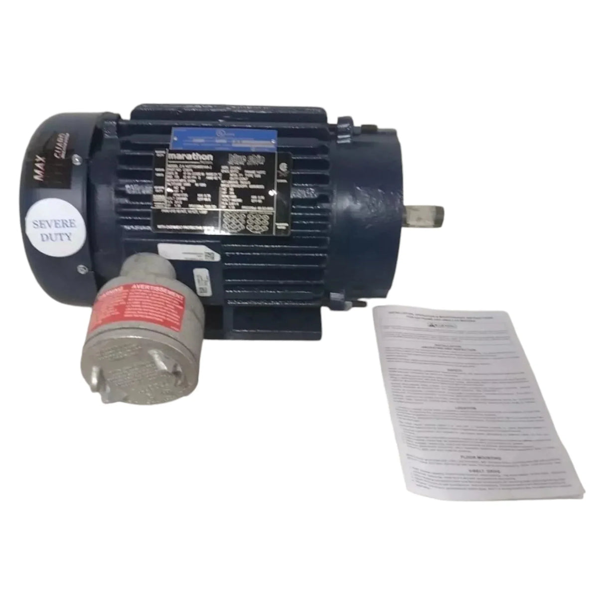 143TTGN6551 Marathon Motors Hazardous Location Motor 1 HP 1735 RPM 208-230/460V - Truck To Trailer