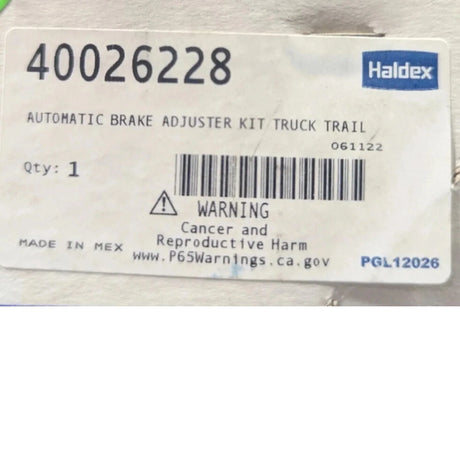40026228 Genuine Haldex Automatic Brake Adjuster Kit - Truck To Trailer