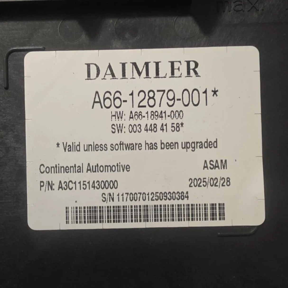 A6612879001 Genuine Freightliner Interface Multiplexing Control Module 12V