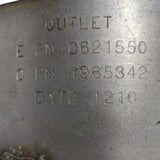 FG203285A Genuine Cummins Horizontal Exhaust After Treatment DPF Assembly