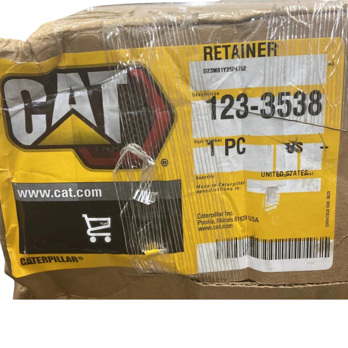 123-3538 Genuine CAT Friction Disc Retainer