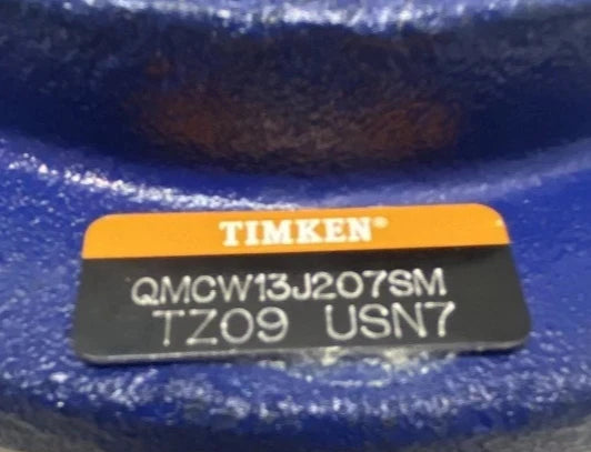 QMCW13J207SM Timken Piloted Flange Mount Roller Bearing Unit