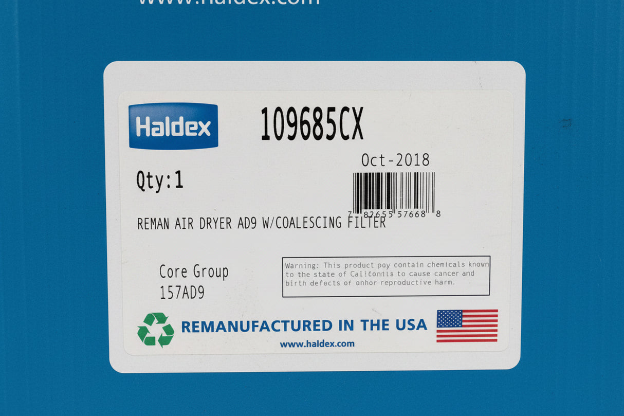 109685PG Genuine Haldex Air Brake Dryer