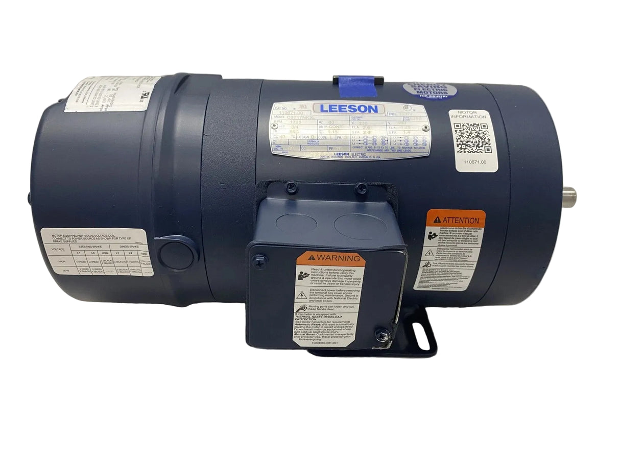 110671.00 Leeson Brake Motor 230-460V