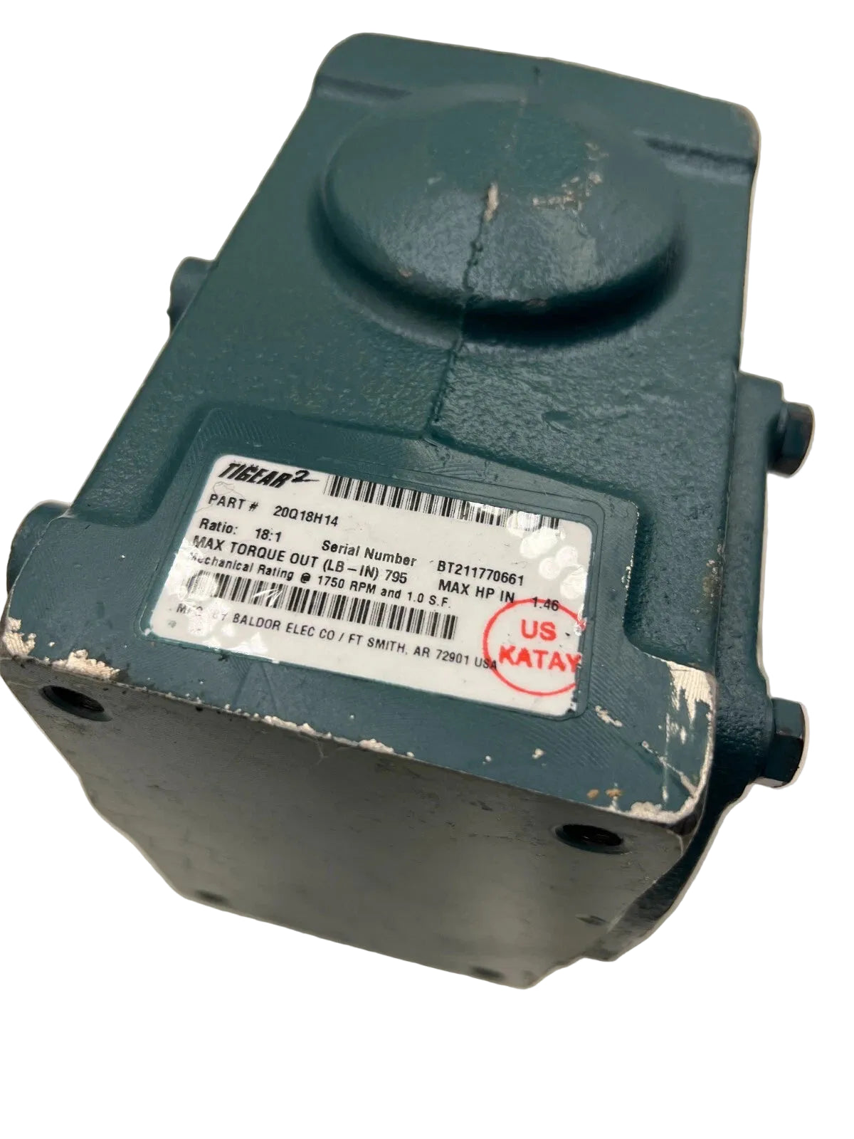 20Q18H14 Dodge Right Angle Worm Gear Speed Reducer
