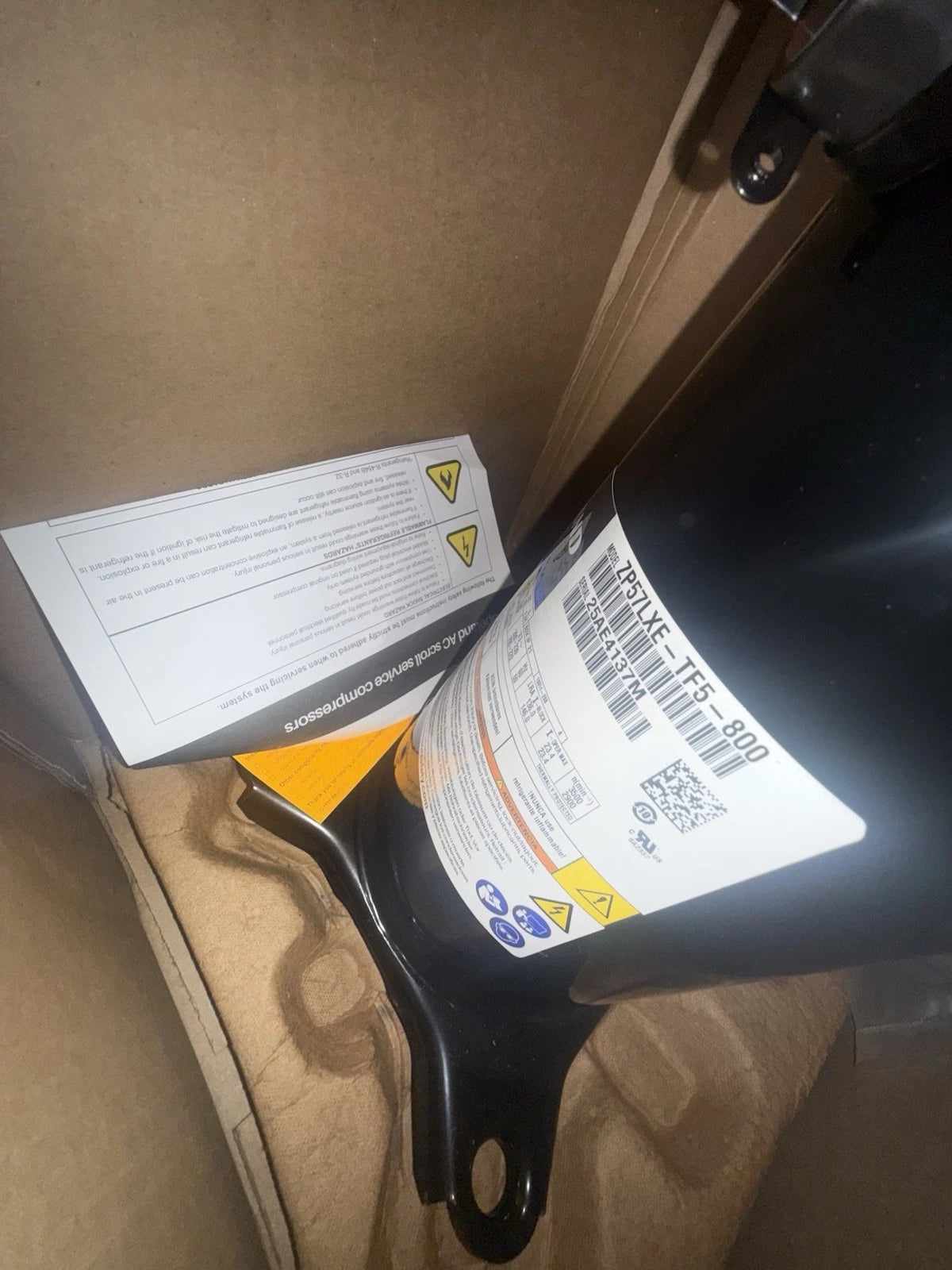 ZP57LXE-TF5-800 Genuine Copeland Scroll Compressor