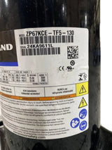 ZP67KCE-TF5-130 Genuine Copeland Scroll Compressor