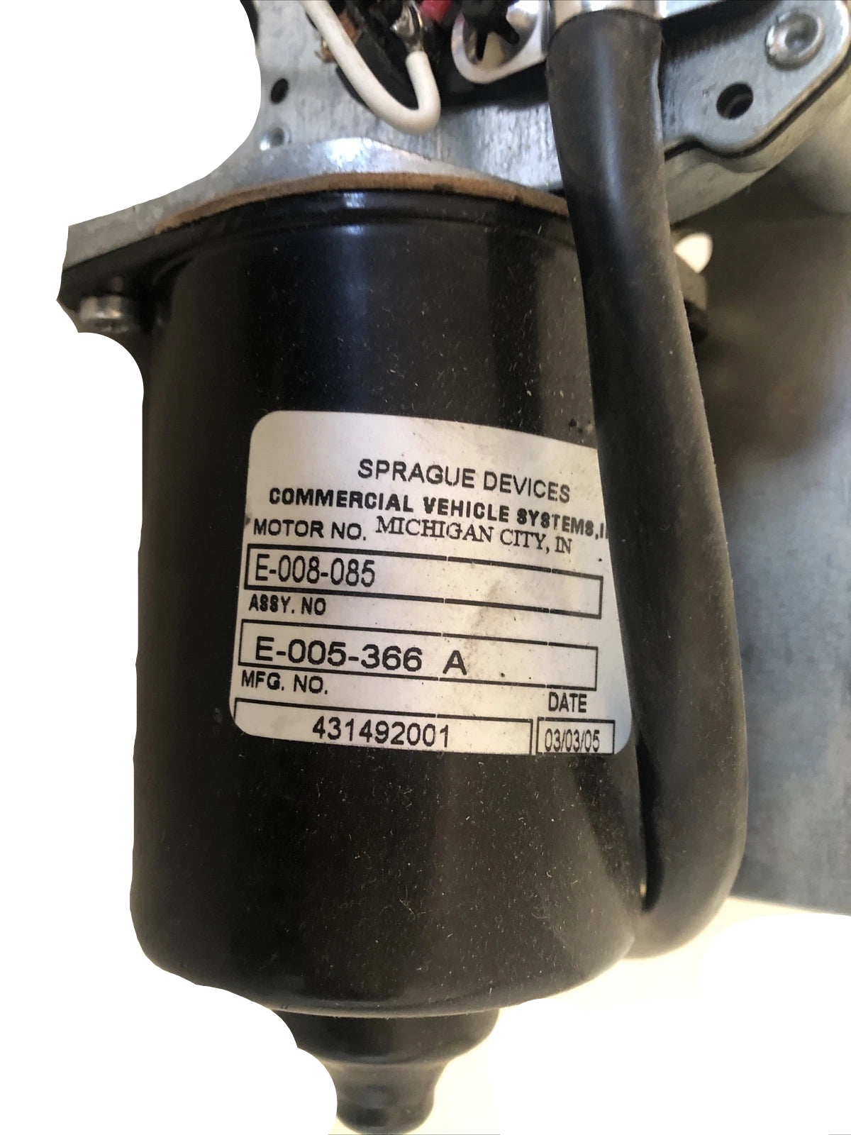 CVG E-005-672 Genuine International Windshield Wiper Motor