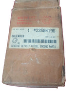 23504196 Genuine Detroit Diesel Shutdown Solenoid 12V