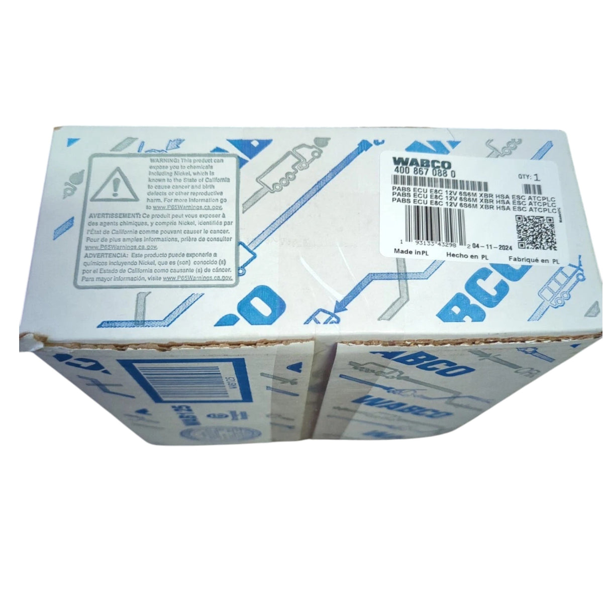 WAB4008670880 Genuine Wabco ABS Electonic Control Unit 12V