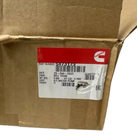 5473173 Genuine Cummins Water Pump Kit - Truck To Trailer