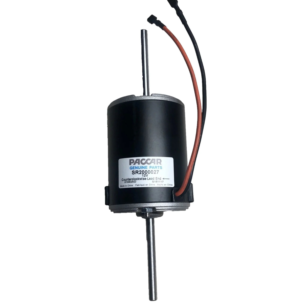 SR2000027 Genuine Paccar Blower Motor - Truck To Trailer