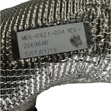 M66-6921-004 Genuine Paccar Insulated Elbow Bellow Pipe - Truck To Trailer