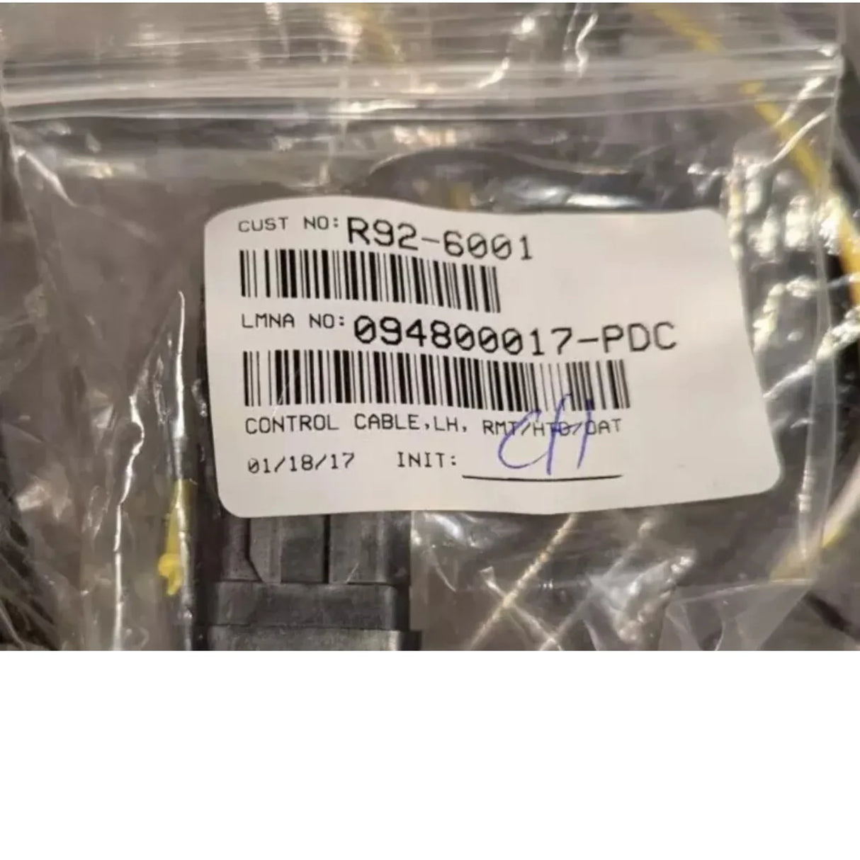 R92-6001 Genuine Paccar Rearview Mirror Motorized Heated Wiring Harness - Truck To Trailer