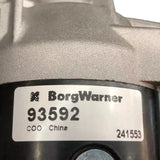 93592 Genuine Borg Warner Starter Motor 12V 9 Teeth - Truck To Trailer