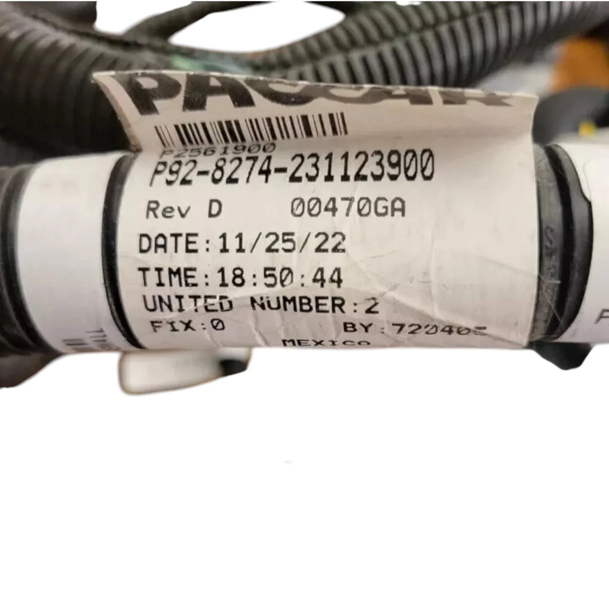 P92-8274-231123900 Genuine Paccar ABC Chassis Harness - Truck To Trailer