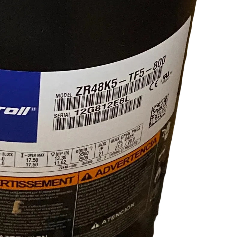 ZR48K5TF5800 Genuine Copeland Scroll Compressor