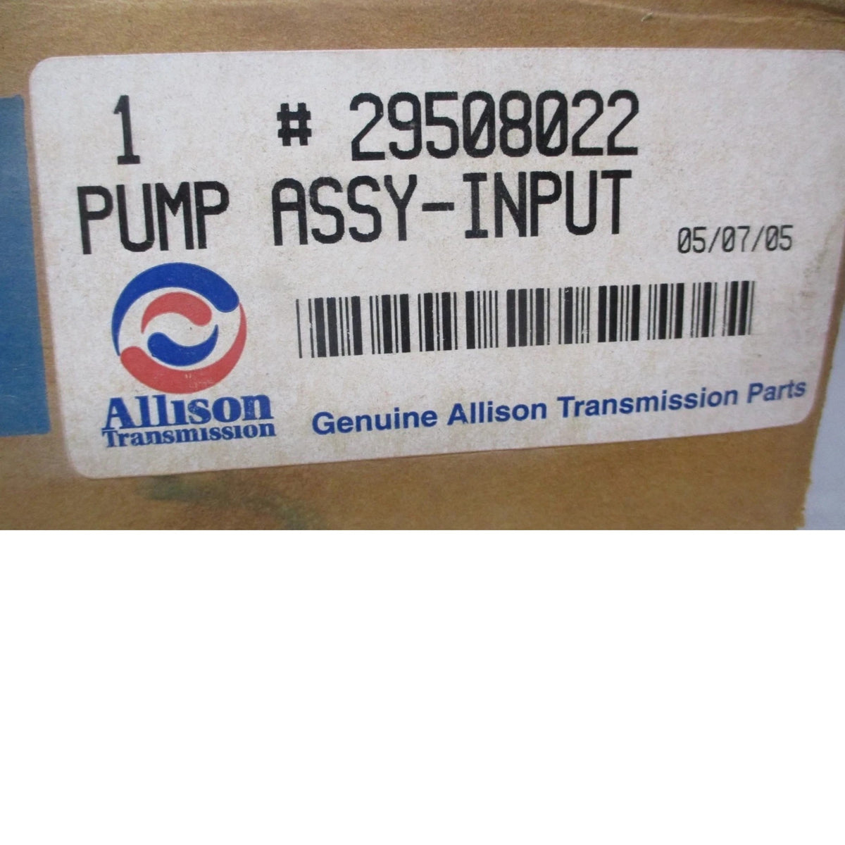 29508022-S Genuine Allison Oil Pump Assembly