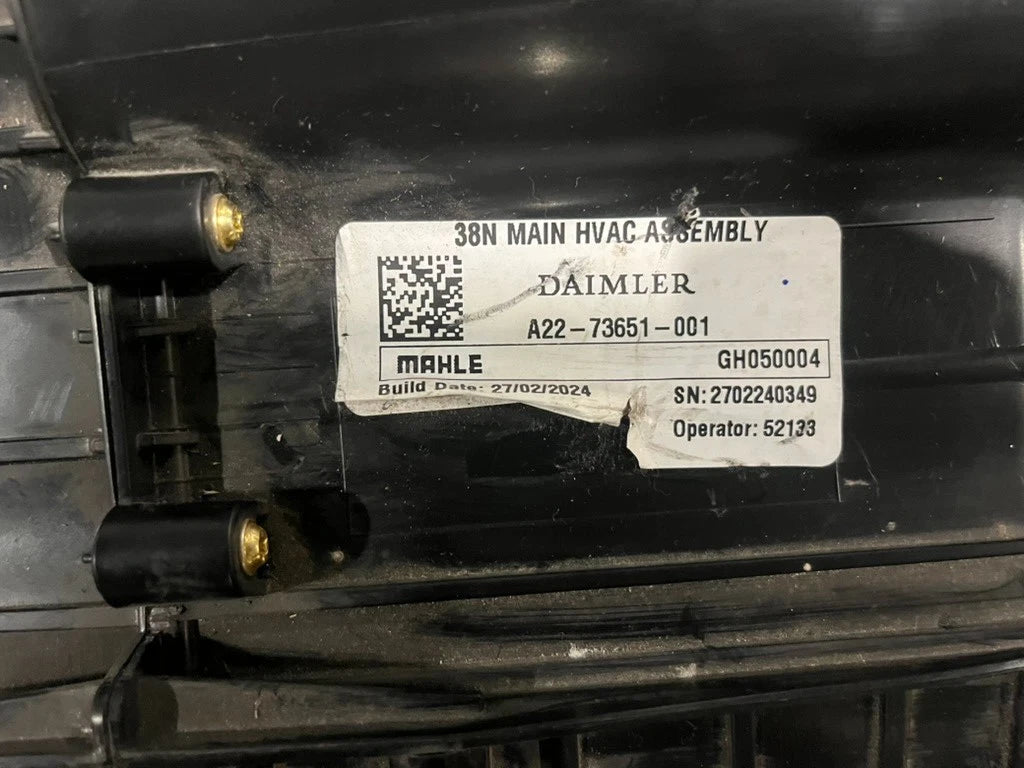 A2273651001 Genuine Freightliner Auxiliary HVAC Assembly