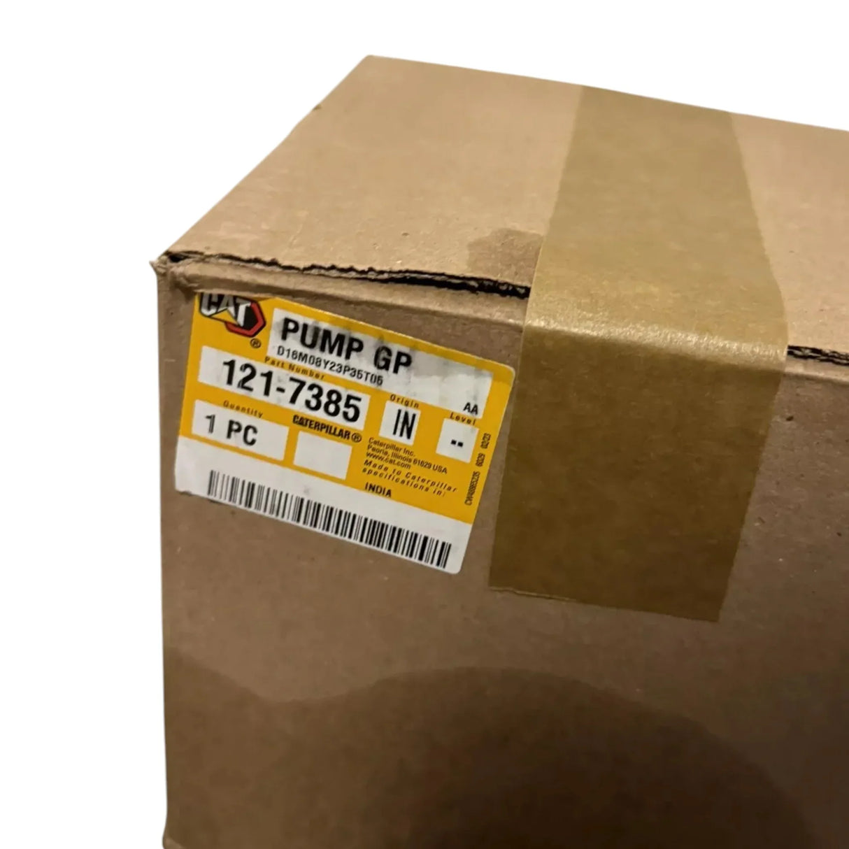 121-7385 CAT 118.75mm Long Steel Transmission Pump - Truck To Trailer