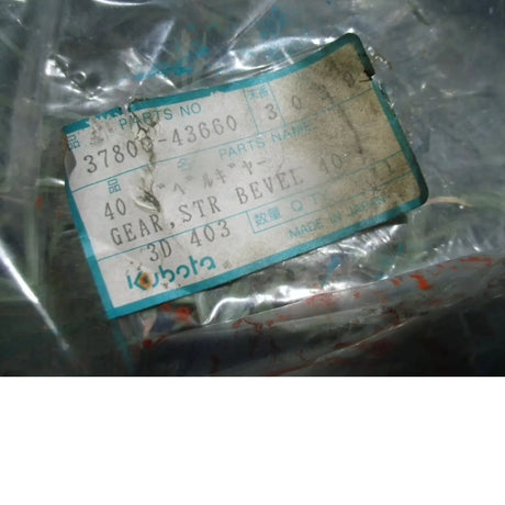 37800-43660 Kubota Bevel Gear - Truck To Trailer