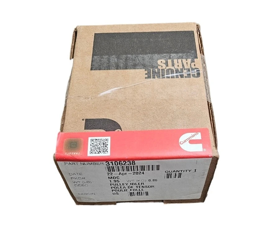 3106238 Genuine Cummins Idler Pulley
