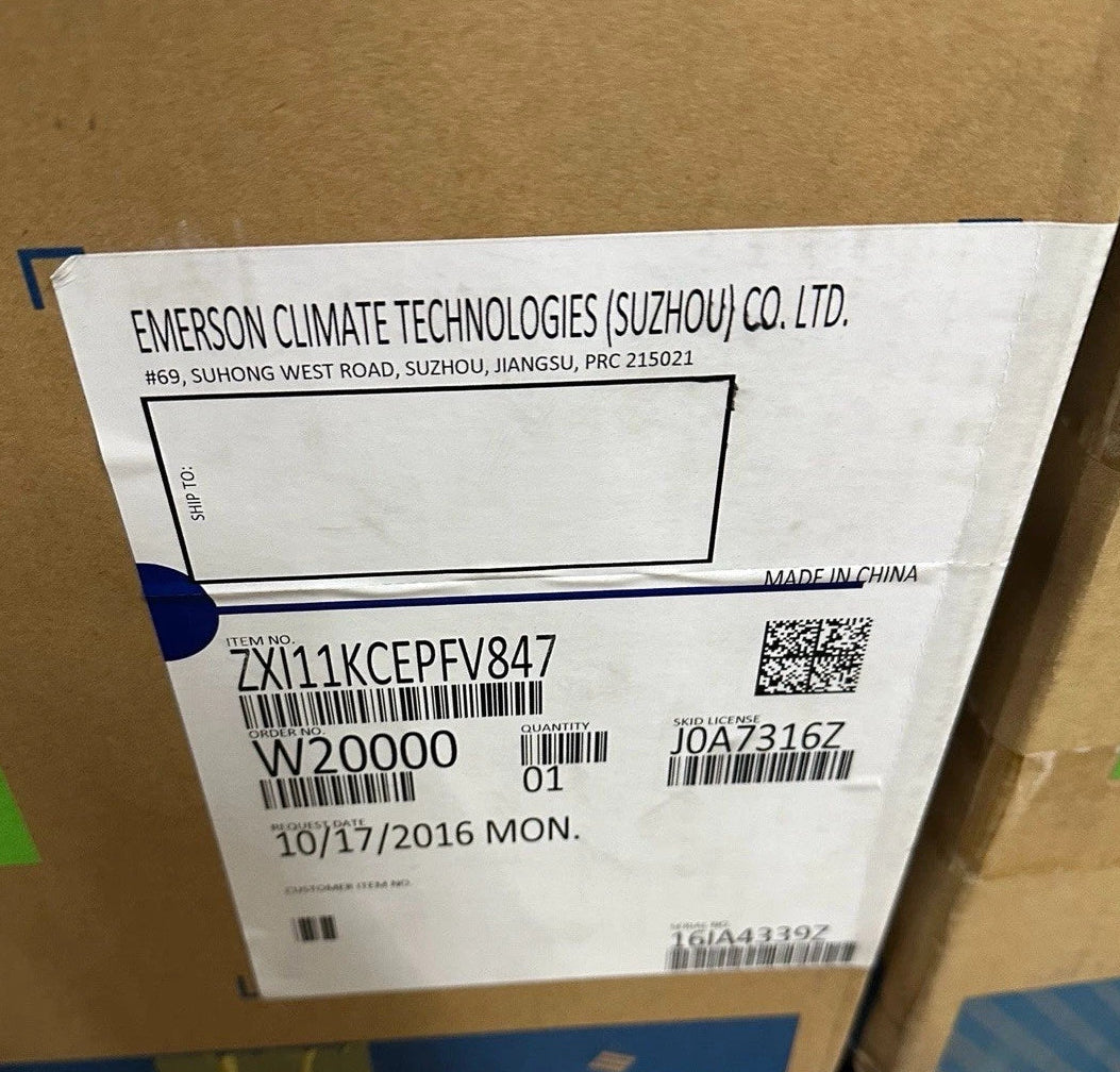 ZXI11KCE-PFV-847 Genuine Copeland Scroll Compressor