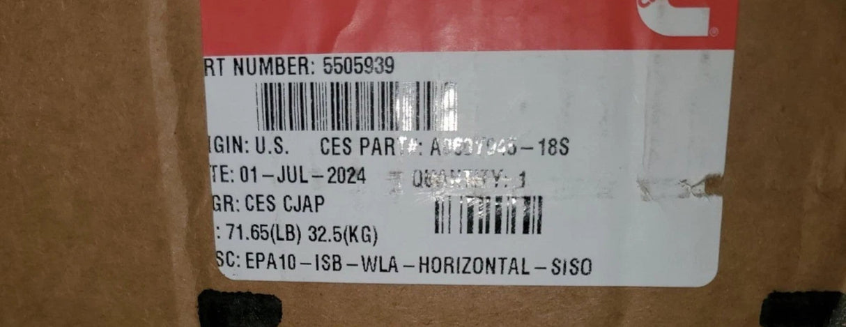 4354229 Genuine Cummins Aftertreatment Device