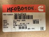 3034245 Genuine Cummins Gear Fuel Pump