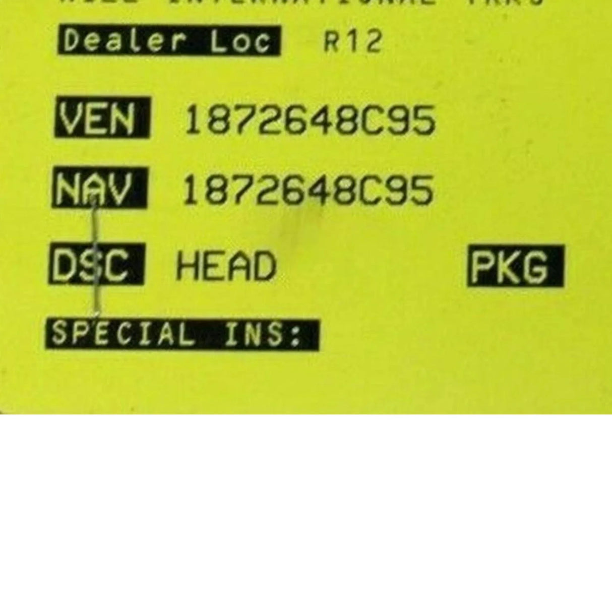 1872648C95 International Cylinder Head Kit - Truck To Trailer