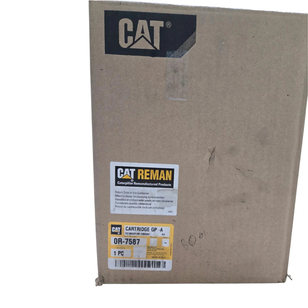 0R7587 Genuine CAT Turbo Cartridge