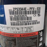 ZPS35K4E-PFV-830 Genuine Copeland  Scroll Compressor