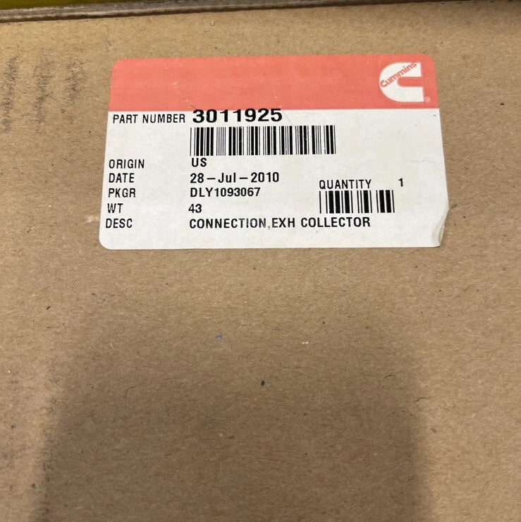 3011925 Genuine Cummins Exhaust Collector Connection