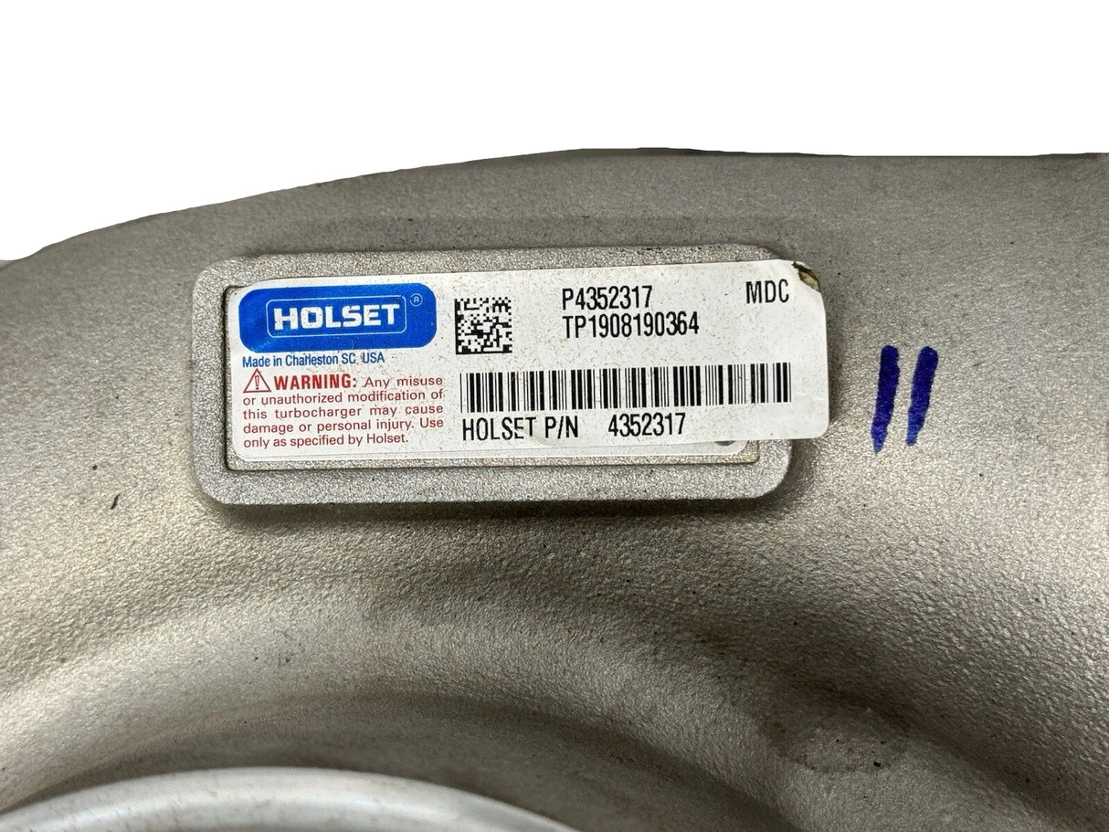 4352317 Genuine Cummins Turbocharger HE500VG