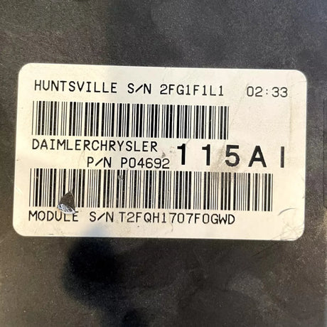 4692115AL Genuine Mopar Totally Integrated Power Module Fuze Box - Truck To Trailer