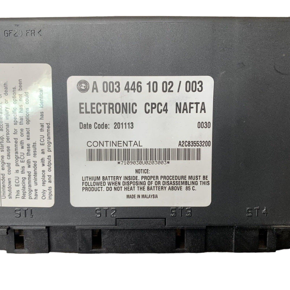 A0034461002005 Oem Freightliner Cpc Module Cpc4 Nafta - Truck To Trailer